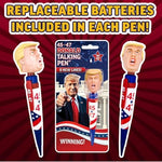 Our Friendly Forest office conversation starter pen showcasing smooth writing capability