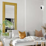 Side-by-side display of the two white ten foot power cables and two power adapters included in the JJMASEE kit