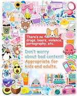 Collection of vibrant vinyl stickers for classroom prizes and rewards