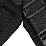 Holiberty motorcycle safety harness worn as toddler walking aid