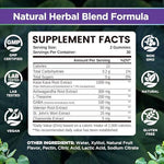 Natisland Kava Kava relaxation supplements showing sugar free and vegan labels.