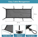 CEVICANT mesh wire organizer showing the complete 36 piece installation kit components