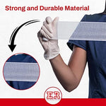Back packaging details of Ever Ready First Aid sterile gauze bandages twelve count