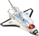 Playmaker Toys NASA space shuttle angled shot displaying die-cast metal body