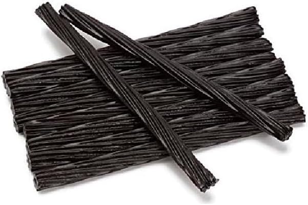 Twizzlers soft and chewy black licorice twists two bag bundle