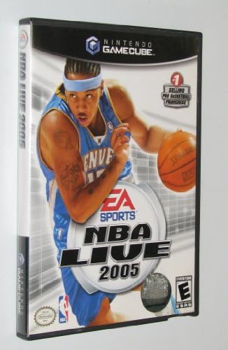 Authentic NBA Live 2005 retro video game disc and case overview for collectors.