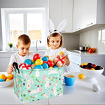 ASKETAM kids empty holiday gift hamper displayed flat in folded position