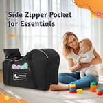 Yorepek padded car seat bag packed for air travel