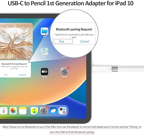 COOYA Apple Pencil 1st Generation charging connector close up of ports