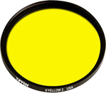 Tiffen 52mm 8 Yellow Filter front view optical glass