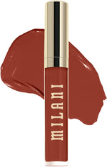 Smudge proof and kiss proof transfer test demonstrating the durability of Milani longwear lipstick.