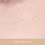 Close up of the easy control sponge tip applicator on the ETUDE freckle makeup pen.