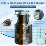 XL foaming action demonstration of Cleanan disposal tablets