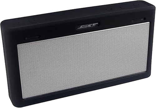 Premium shockproof speaker skin showing precision button cutouts and hollow out design