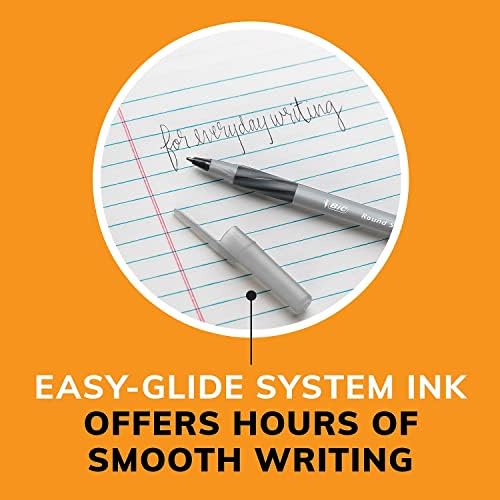 BIC pen cap and ink color indicator feature