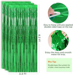 OHOME Saint Patrick's Day decorations kit highlighting the durable foil material texture up close
