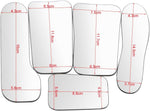 Angzhili intraoral orthodontic reflector mirrors showing dual-sided glass design.