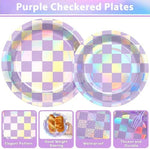 Tableware set including 24 dinner and dessert plates with napkins