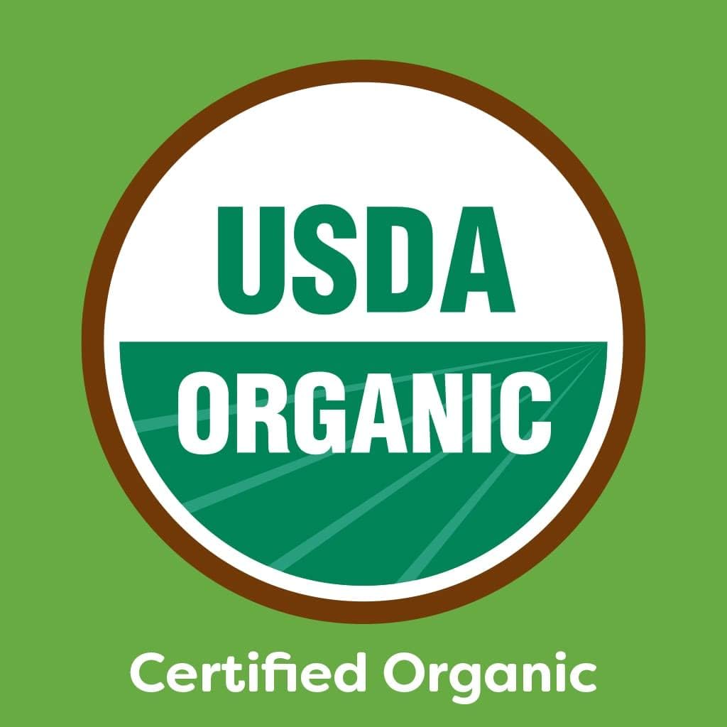 Smooth vanilla plant protein shake made with Orgain organic powder