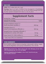 New Nordic Blue Berry Eyebright packaging details and ingredient list
