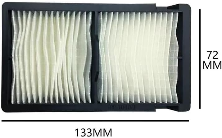 Premium home cinema projector maintenance filter highlighting the high efficiency dust defense layer