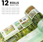 Close up of artistic gallery design on washi tape
