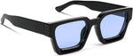 GFUIARA Trendy Square Sunglasses for Men Women Fashion Thick Rectangle Sun Glasses UV Protection Shades Designer Style - Image 11
