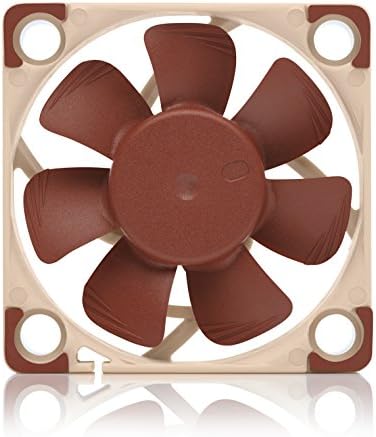 Noctua 40mm premium compact quiet fan showing the streamlined motor hub and slim profile design.