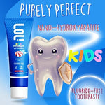 LOL Kids Nano Hydroxyapatite Toothpaste tube with peppermint candy flavor