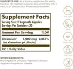 Premium trivalent chromium picolinate mineral supplement for cellular energy support
