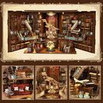 Packaging box of the premium CCCDF miniature dollhouse craft kit for adults