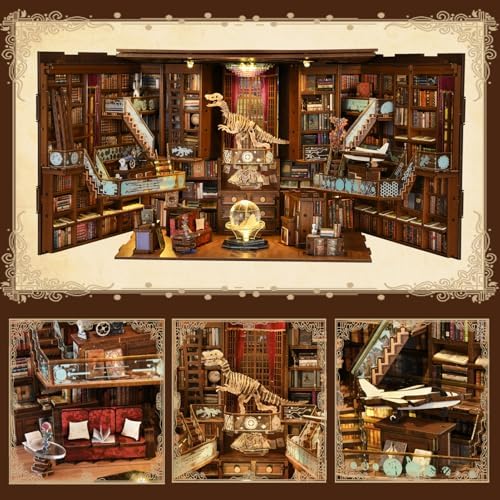 Packaging box of the premium CCCDF miniature dollhouse craft kit for adults
