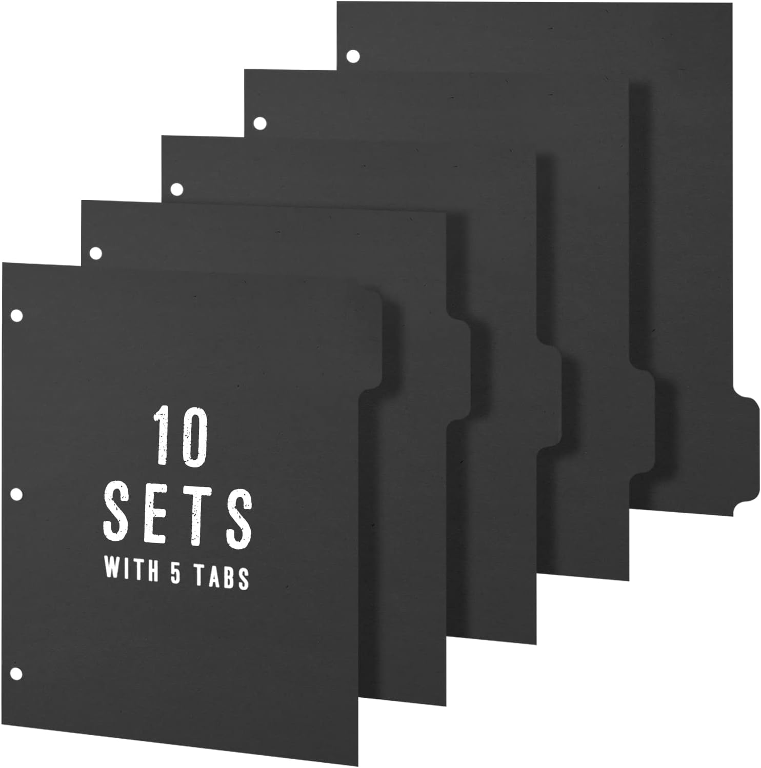 Homakover 3 ring binder dividers front view packaging