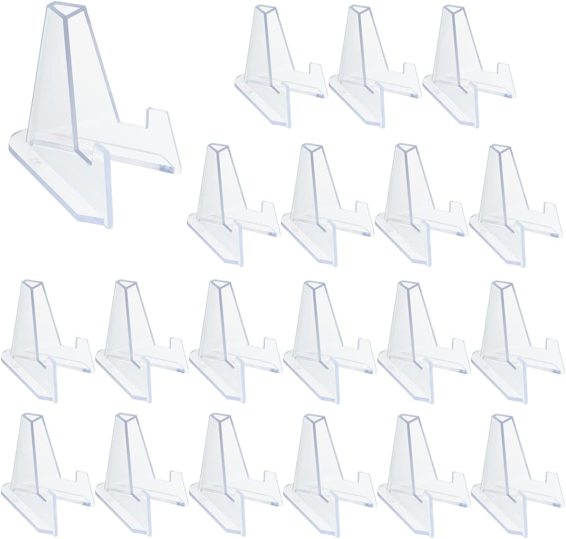 Yuntop acrylic easel stands front view display holder