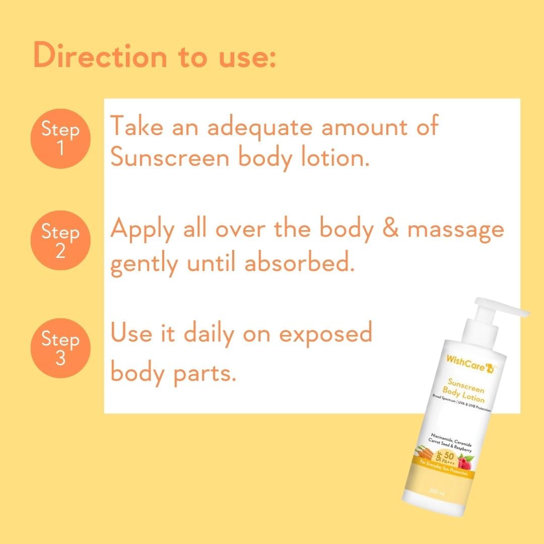 WishCare sun protection body lotion lifestyle and outdoor use