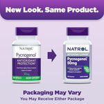 Authentic USA imported antioxidant protection capsules and purple measuring scoop set