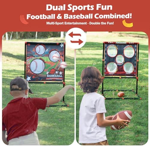 Durable plastic connections and weather-resistant netting of the kids lawn game