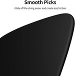 KMITBPN personalized music plectrum showing smooth ABS plastic edges