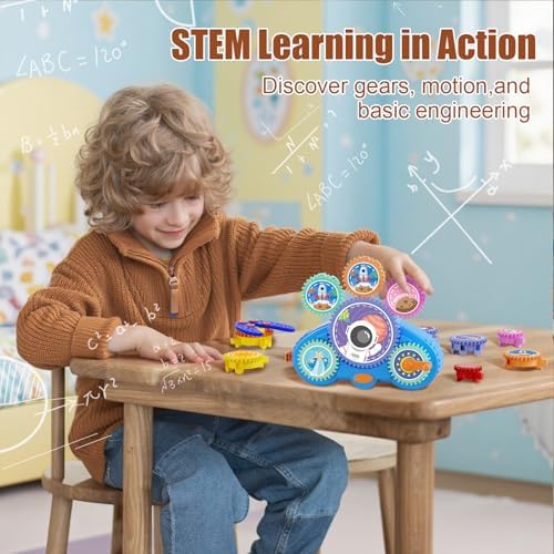 Kids playing with Fivoro 18 piece stem building toy set