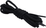 Outdoor action shot of sneakers equipped with secure grip laces