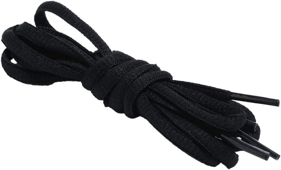 Outdoor action shot of sneakers equipped with secure grip laces