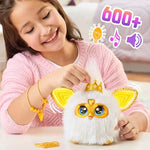 Furby Gold Glam expressive LED eyes light up