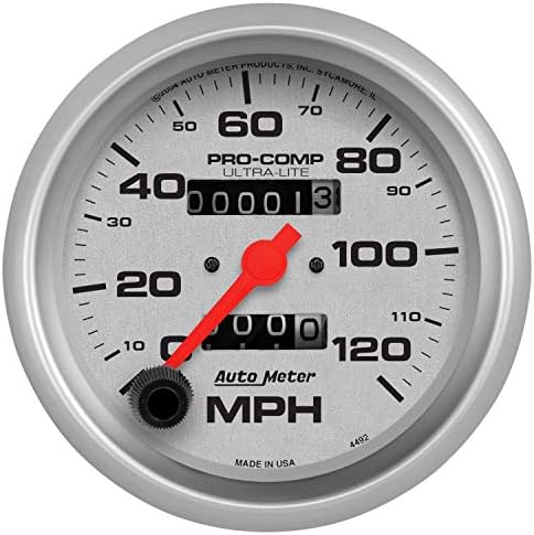 Auto Meter 4492 Ultra-Lite in-Dash Mechanical Speedometer - Image 2