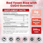 Close up of GORNVB heart health supplement label details