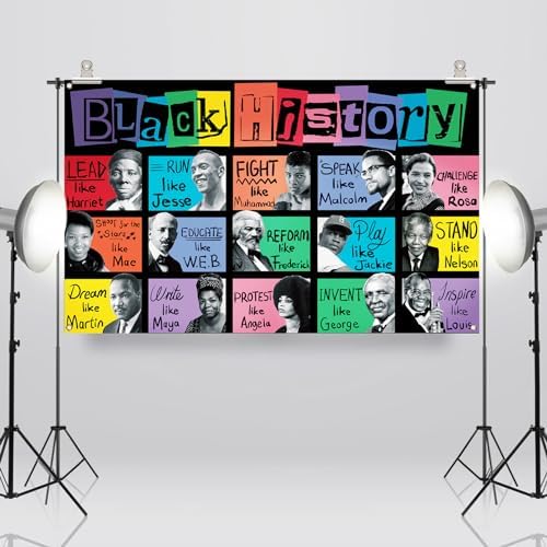 Sunwer Pan African American famous people banner displayed on a school classroom bulletin board.