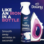 Downy fabric refreshing spray bottle showing directions for use