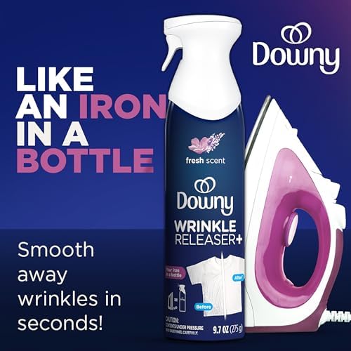 Downy fabric refreshing spray bottle showing directions for use