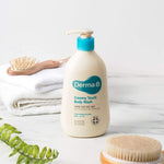Derma B Creamy Touch Body Wash size comparison packaging