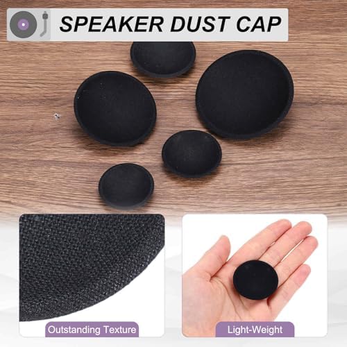 Side profile of oiled cloth speaker dust cap
