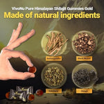 Micronutrient supplements for men and women with gold-grade shilajit and gokshura.